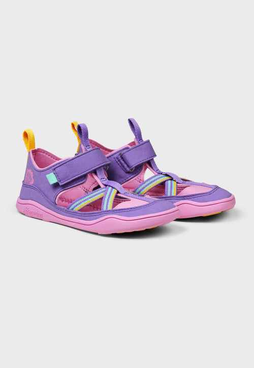 Affenzahn sandal - Vegan Breezy Creative Toucan - Lyserød/multifarvet