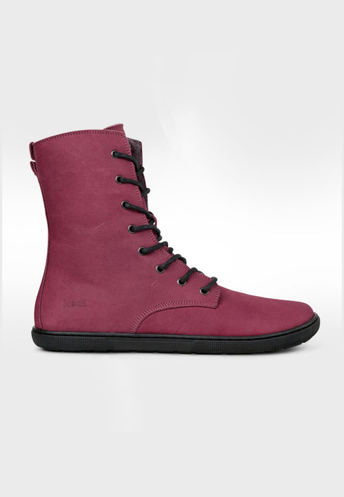 Koel Shoes Faro Vinterstøvle - Læder og Lammeskind - Bordeaux