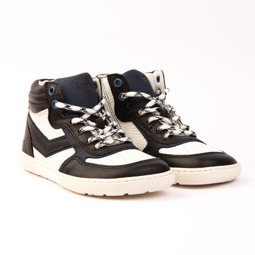 Koel Shoes Danish high-cut sneaker - Læder Basketstøvle - Mørkeblå