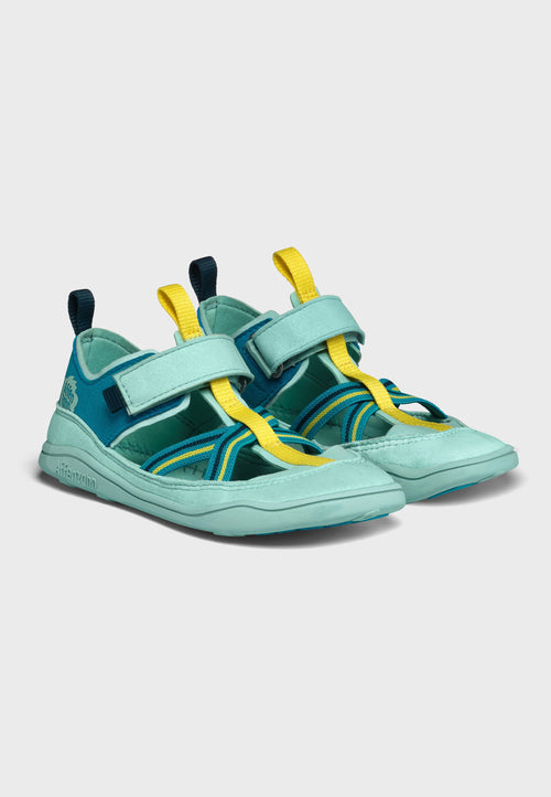 Affenzahn sandal - Vegan Breezy Chameleon - Lyseblå/lysegrøn