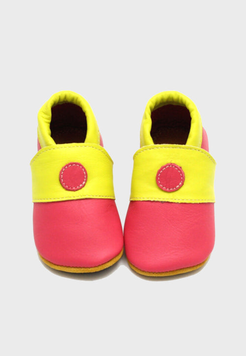 Zeazoo Kiwi - Hjemmesko - Pink og Gul