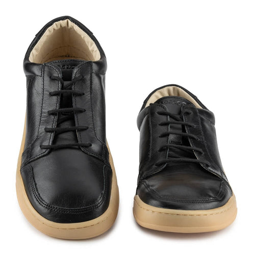 Zeazoo sneaker Husky Black - Læder - Sort