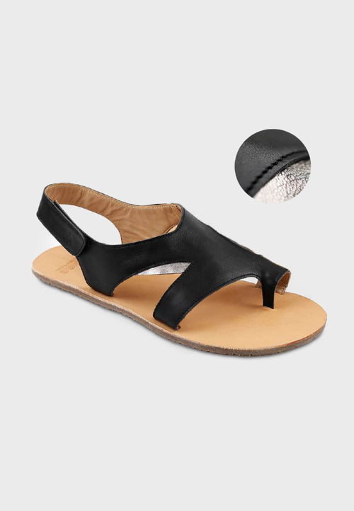 Lang.S/Tikki Gaia Black sandal - Sort