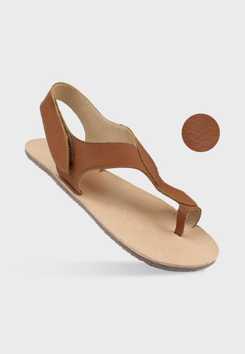 Lang.S/Tikki Soul Cinnamon sandal - Brun