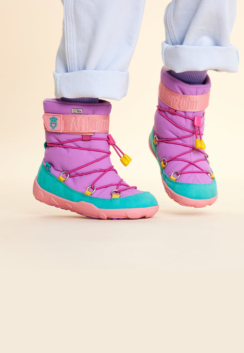 Affenzahn Snowboot Vegan Snowy - Owl - Barfodsvinterstøvle