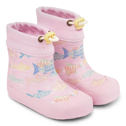 Bundgaard Cover gummistøvle - Blød naturgummi - Lyserød fisk