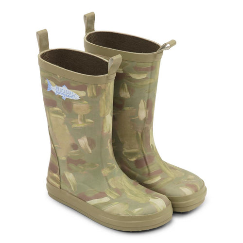 Bundgaard Atlas Gummistøvle - Naturgummi - Grøn multifarvet