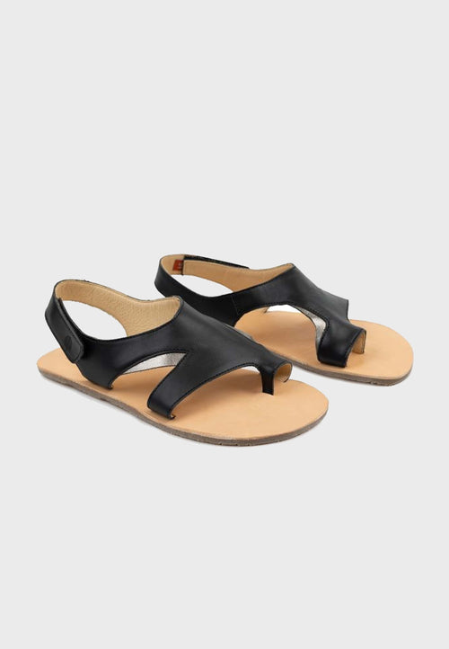 Lang.S/Tikki Gaia Black sandal - Sort