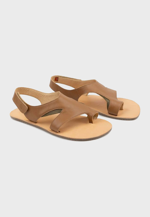 Lang.S/Tikki Gaia Camel sandal - Brun