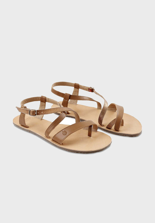 Lang.S/Tikki Selene Camel sandal - Brun