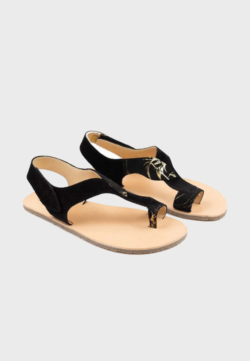 Lang.S/Tikki Soul Twilight sandal - Sort/guld