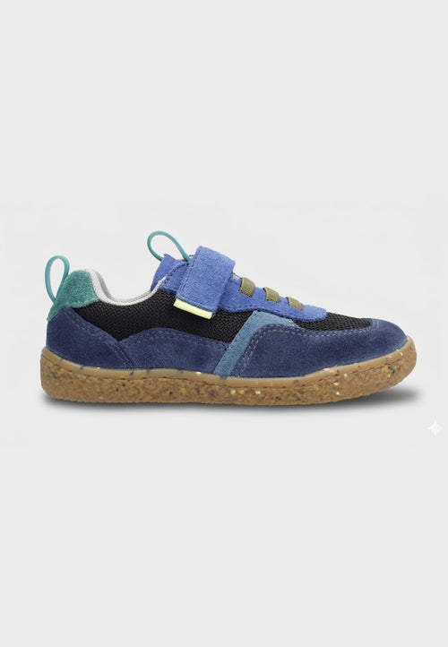 Groundies Lou 2.0 Kids sneakers  - Læder & Mesh - Blå