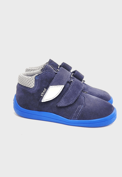 Beda TEX Daniel - smal hæl - Blå high top sneaker