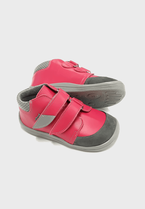 Beda TEX Jane - Nappa læder - Mørk pink high top sneaker