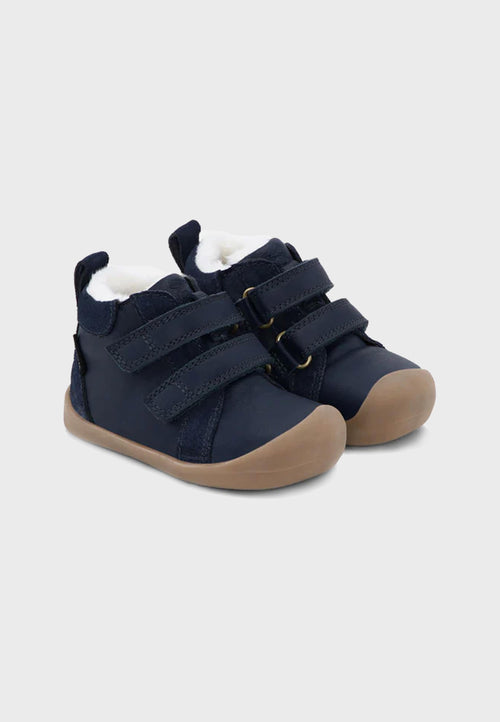 Bundgaard Vinterstøve Bloom TEX - Læder og Uld - Navyblå