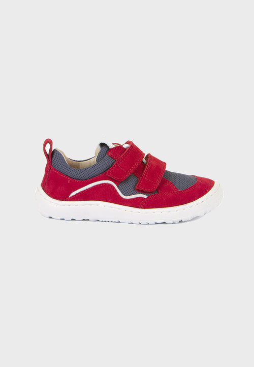 Froddo low-cut sneaker - Unisex - Rød - Læder/tekstil barfodssko