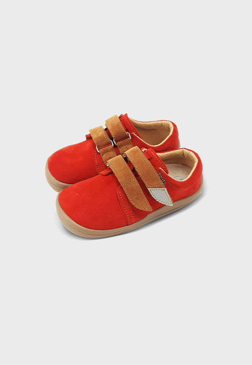 Beda low-cut sneaker Juli - Læder - Rød