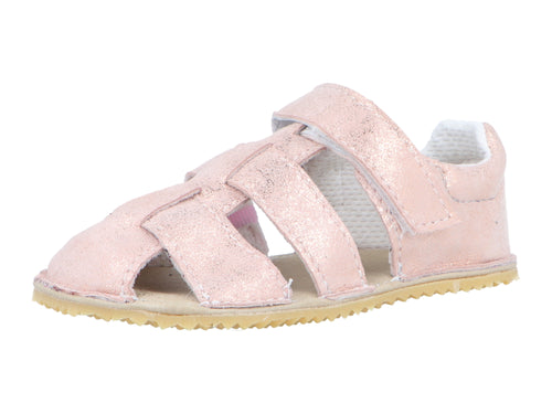 Jonap Zula Sandal - Syntetisk/Vegansk - Lyserød/nude glitter