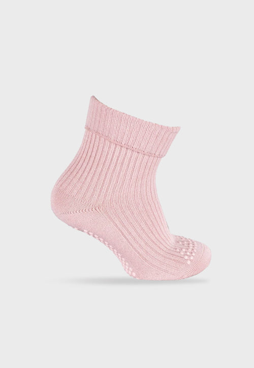 MP Denmark - Rosa no. 507 - Bambus/uld anti-skrid strømper