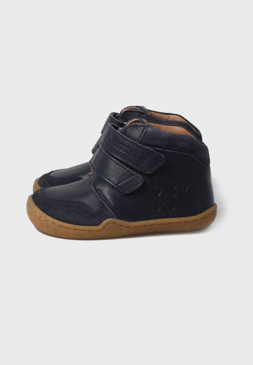 bLifestyle high-cut Sneaker - Raccoon Wide - Mørkeblå