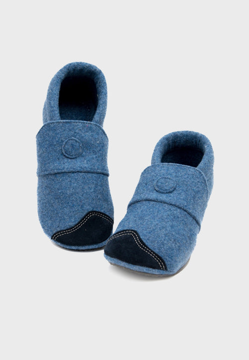 Zeazoo Kiwi - Uld hjemmesko - Blå