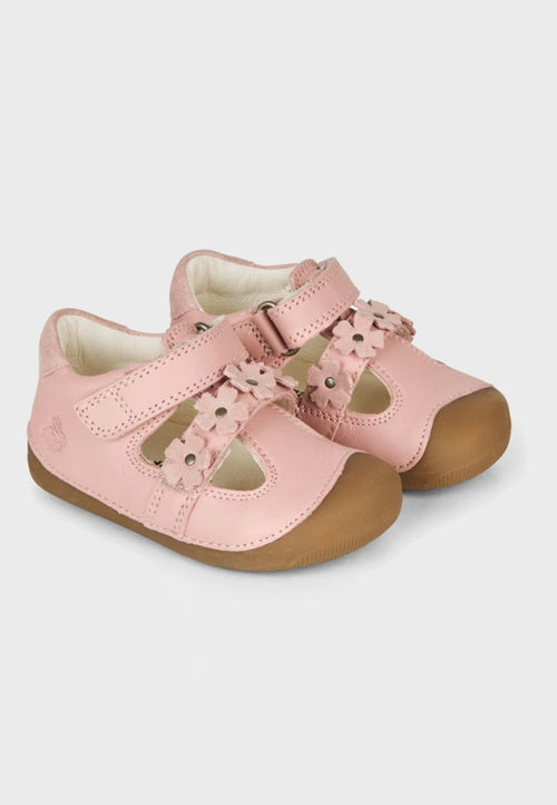 Bundgaard Petit Summer Flower sandal Vintage Rose - Lyserød