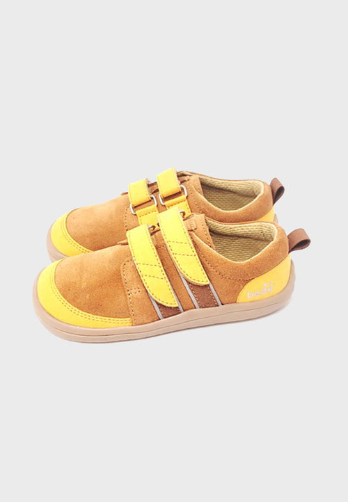Beda low-cut sneaker - Caramel - Læder - Barfodssko