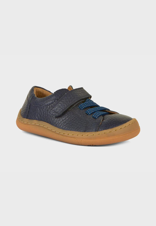Froddo Sneakers m/elastik - Navy - Læder barfodssko