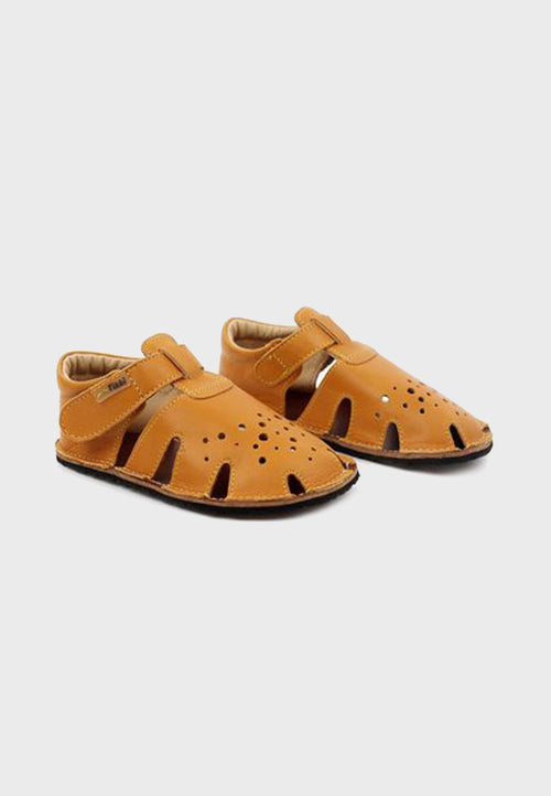 Tikki Kids Aranya Mustard - Læder sandal - Lysebrun