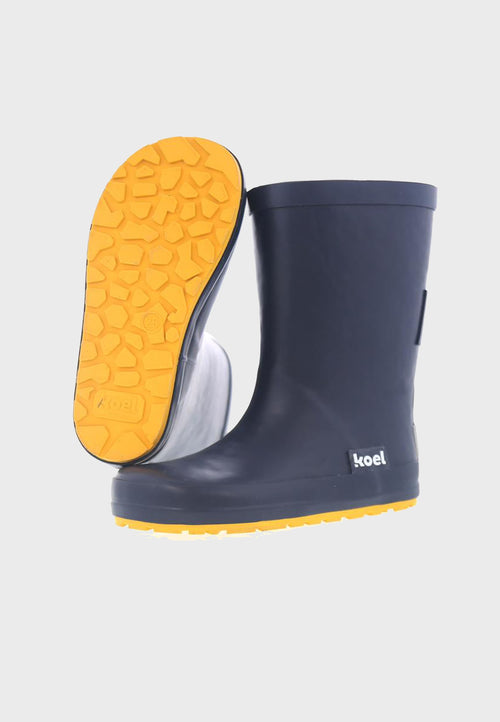 Koel Shoes - Mørkeblå - Barfodsgummistøvler